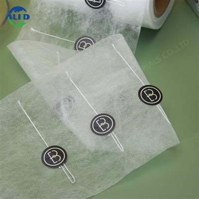 Rolla Fabraic Neamh-Uigí Grád Bia le Lipéad agus Snáithe le haghaidh Málaí Caife agus Tae