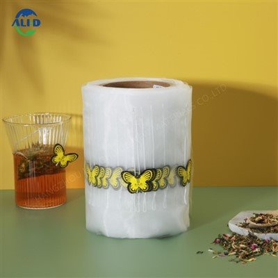 Pirimidí mogalra níolón Triantán Teabag Rolla Scannán Mála Pacáistithe le Teaghrán agus Clib